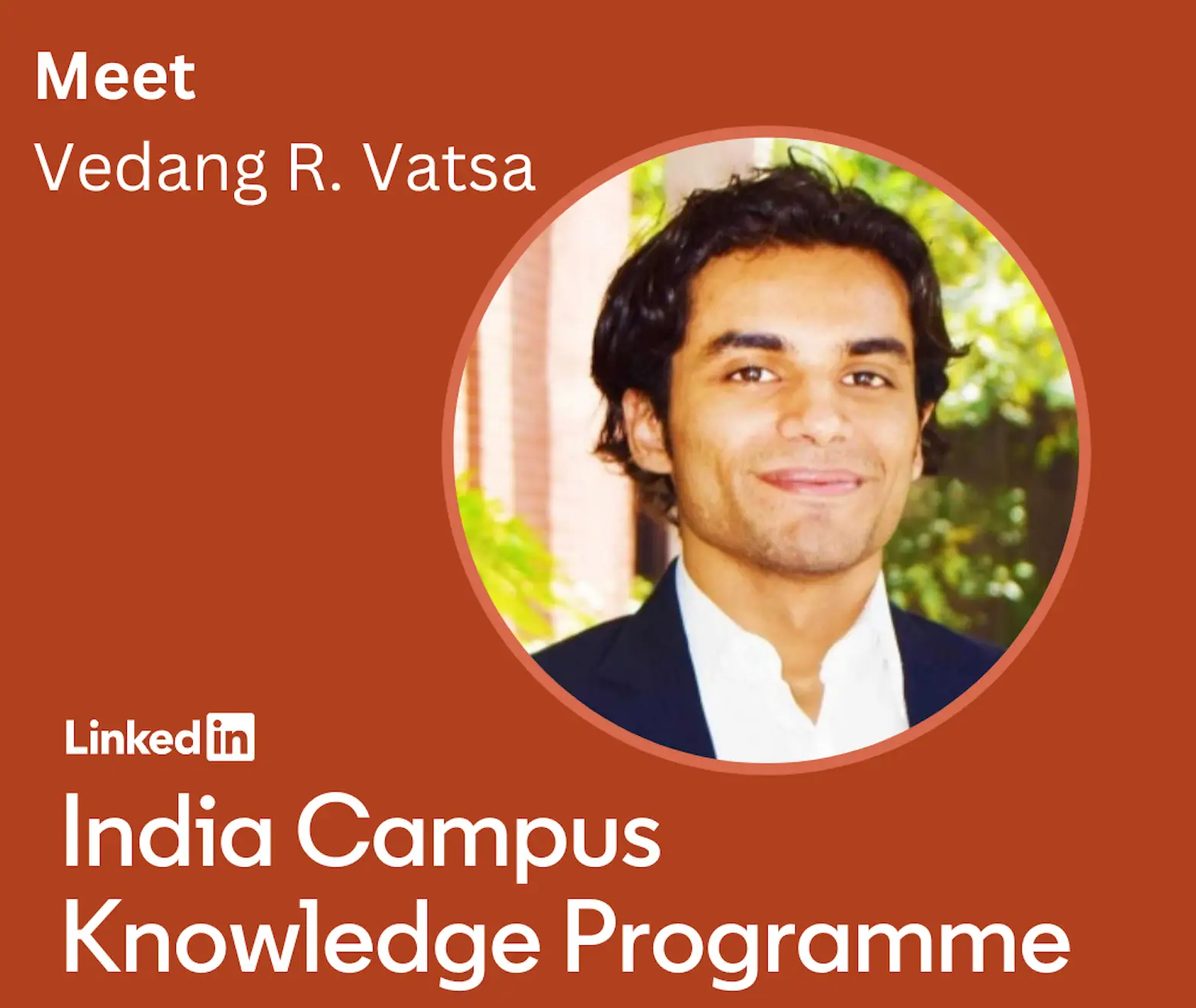 Vedang Vatsa speaking at engagement 8